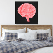 conceptueel Afbeelding van het menselijk brein 5 Canvas Afdruk (Insitu (Slaapkamer))