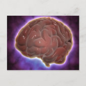 Conceptueel Afbeelding van het menselijk brein 6 Briefkaart (Voorkant)
