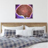 Conceptueel Afbeelding van het menselijk brein 6 Canvas Afdruk (Insitu (Slaapkamer))