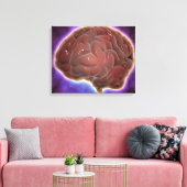 Conceptueel Afbeelding van het menselijk brein 6 Canvas Afdruk (Insitu (Woonkamer))