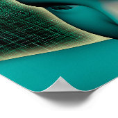 Conceptueel Afbeelding van het Vrouw met brein 1 Poster (Hoek)