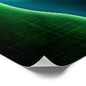 Conceptueel Afbeelding van het Vrouw met brein 2 Poster (Hoek)