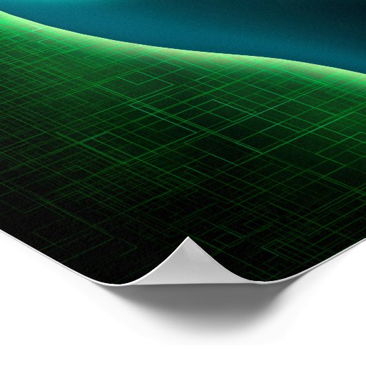 Conceptueel Afbeelding van het Vrouw met brein 2 Poster (Hoek)