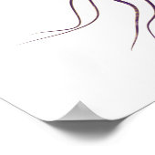 Conceptueel Afbeelding van lagellaatbacterie 2 Poster (Hoek)