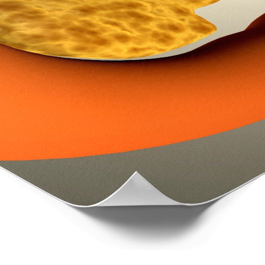 Conceptueel Afbeelding van menselijke pancreas en  Poster (Hoek)