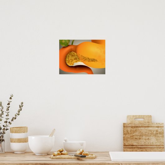 Conceptueel Afbeelding van menselijke pancreas en  Poster (Keuken)