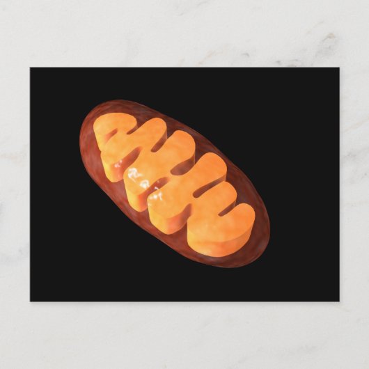 Conceptueel Afbeelding van mitochondria 1 Briefkaart (Voorkant)