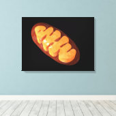 Conceptueel Afbeelding van mitochondria 1 Canvas Afdruk (Insitu (Houten vloer))