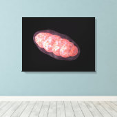 Conceptueel Afbeelding van Mitochondria 2 Canvas Afdruk (Insitu (Houten vloer))