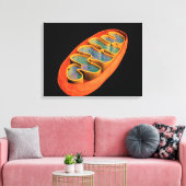 Conceptueel Afbeelding van Mitochondria 3 Canvas Afdruk (Insitu (Woonkamer))