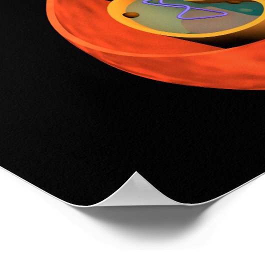 Conceptueel Afbeelding van Mitochondria 3 Poster (Hoek)