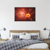 Conceptueel Afbeelding van Neuron 1 Canvas Afdruk (Insitu (Slaapkamer))