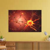 Conceptueel Afbeelding van Neuron 1 Canvas Afdruk (Insitu (Woonkamer))