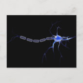 Conceptueel Afbeelding van neuron 2 Briefkaart (Voorkant)