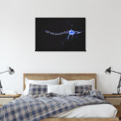 Conceptueel Afbeelding van neuron 2 Canvas Afdruk (Insitu (Slaapkamer))