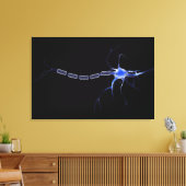 Conceptueel Afbeelding van neuron 2 Canvas Afdruk (Insitu (Woonkamer))