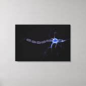 Conceptueel Afbeelding van neuron 2 Canvas Afdruk (Voorkant)