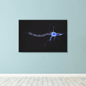 Conceptueel Afbeelding van neuron 2 Canvas Afdruk (Insitu (Houten vloer))