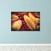Conceptueel Afbeelding van paramecium 1 Canvas Afdruk (Insitu (Houten vloer))