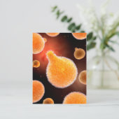 Conceptueel Afbeelding van plasma dat malaria vero Briefkaart (Staand voorkant)