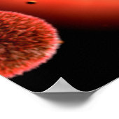 Conceptueel Afbeelding van plasma dat malaria vero Poster (Hoek)