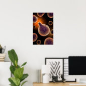 Conceptueel Afbeelding van plasma dat malaria vero Poster (Thuiskantoor)