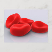 Conceptueel Afbeelding van rode bloedcellen Briefkaart (Voorkant)