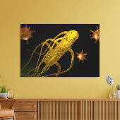 Conceptueel Afbeelding van Salmonella typhi 1 Canvas Afdruk (Insitu (Woonkamer))