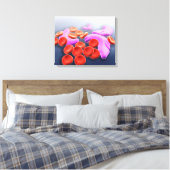 Conceptueel Afbeelding van sikkelcelanemie Canvas Afdruk (Insitu (Slaapkamer))