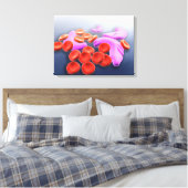 Conceptueel Afbeelding van sikkelcelanemie Canvas Afdruk (Insitu (Slaapkamer))