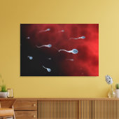 Conceptueel Afbeelding van spier- en skeletspieren Canvas Afdruk (Insitu (Woonkamer))