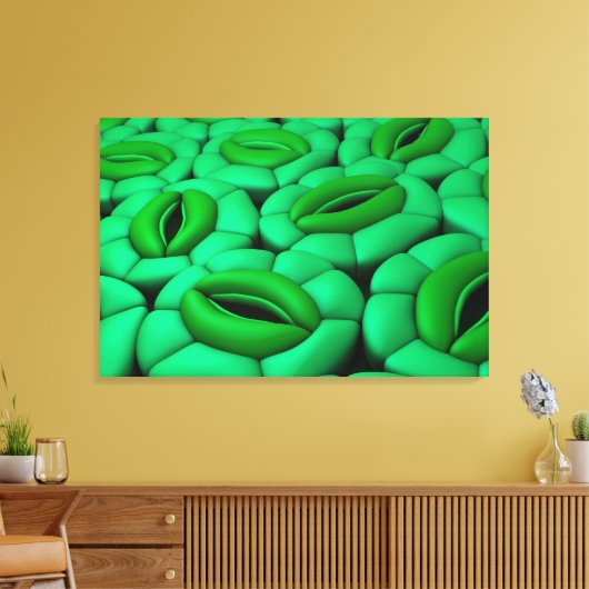 Conceptueel Afbeelding van Stomata 1 Canvas Afdruk (Insitu (Woonkamer))