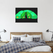 Conceptueel Afbeelding van Stomata 2 Canvas Afdruk (Insitu (Slaapkamer))