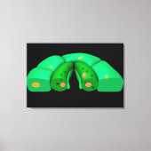 Conceptueel Afbeelding van Stomata 2 Canvas Afdruk (Voorkant)