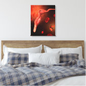 Conceptueel Afbeelding van trypanosoma 1 Canvas Afdruk (Insitu (Slaapkamer))