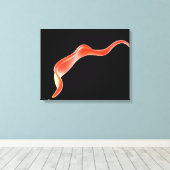 Conceptueel Afbeelding van trypanosoma 2 Canvas Afdruk (Insitu (Houten vloer))