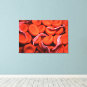 Conceptueel Afbeelding van trypanosoma 3 Canvas Afdruk (Insitu (Houten vloer))