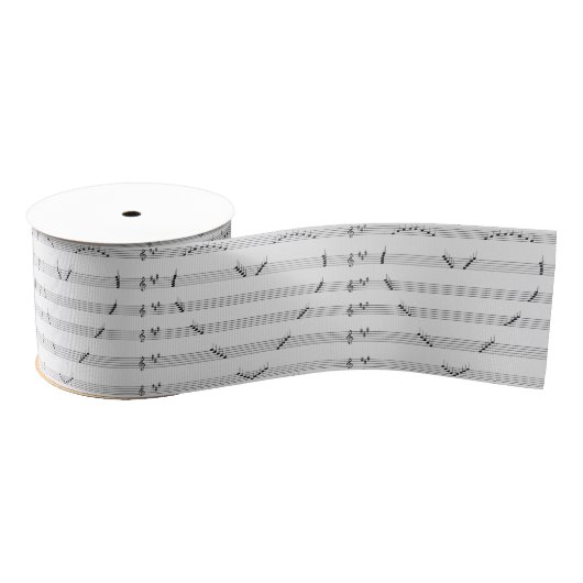 Conceptueel muziekliefdesnotities grosgrain lint (Spoel)