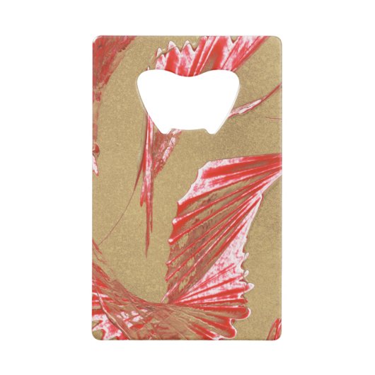 Conceptueel ontwerp van de Wing Creditkaart Flessenopener (Voorkant)