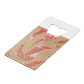 Conceptueel ontwerp van de Wing Creditkaart Flessenopener (Achterkant Gekanteld)