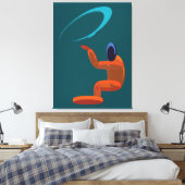Conceptuele Abstracte Kosmische Figuur Canvas Afdruk (Insitu (Slaapkamer))