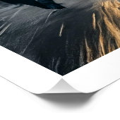 Conceptuele kunstmuur: Gorilla in monastieke gewad Perfect Poster (Hoek)