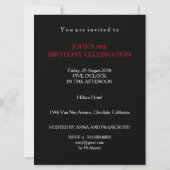 Conceptuele uitnodiging voor een buitenbedrijfstel (Achterkant)