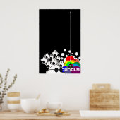 conceptuele vertraging poster (Keuken)