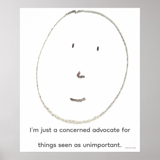 Concerned Advocate Poster (Voorkant)