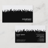 Concert 02 - zwart en wit visitekaartje (Voorkant / Achterkant)