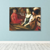 Concert, 1626 canvas afdruk (Insitu (Houten vloer))