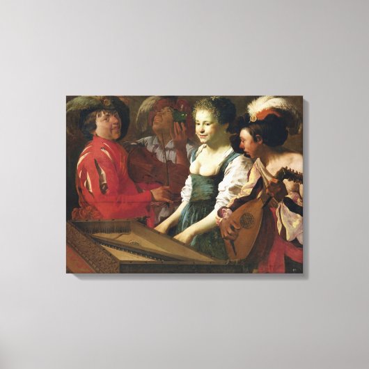 Concert, 1626 canvas afdruk (Voorkant)