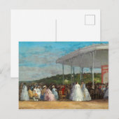 Concert at the Casino, 1865 by Eugene Boudin Briefkaart (Voorkant / Achterkant)