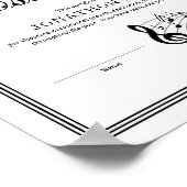 Concert Band, Marching Band, Choir Certificate Poster (Hoek)